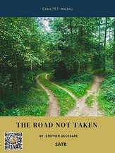 The Road Not Taken SATB choral sheet music cover